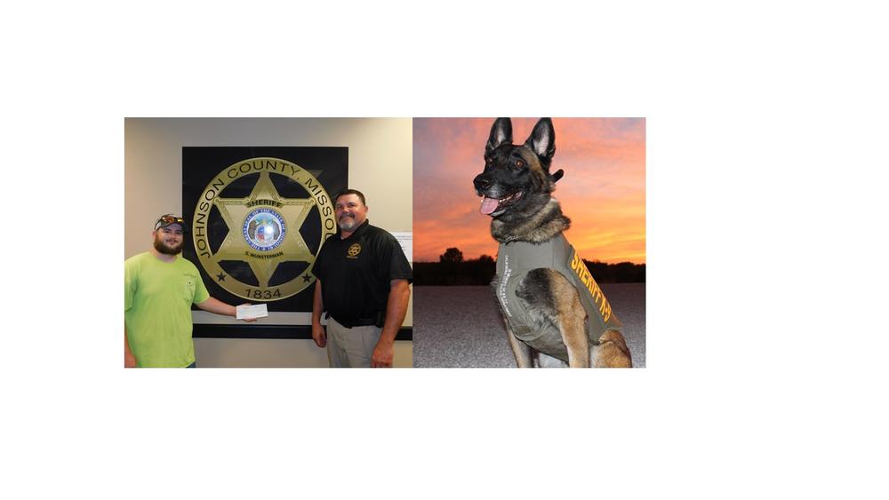 elks lodge donation of police K9