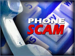 phone scam graphic